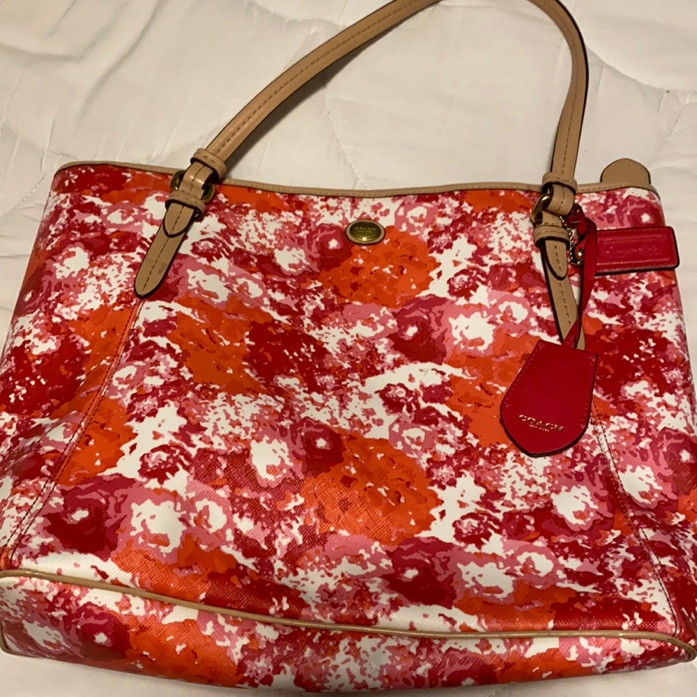 Coach Multicolor Tie Dye Tote